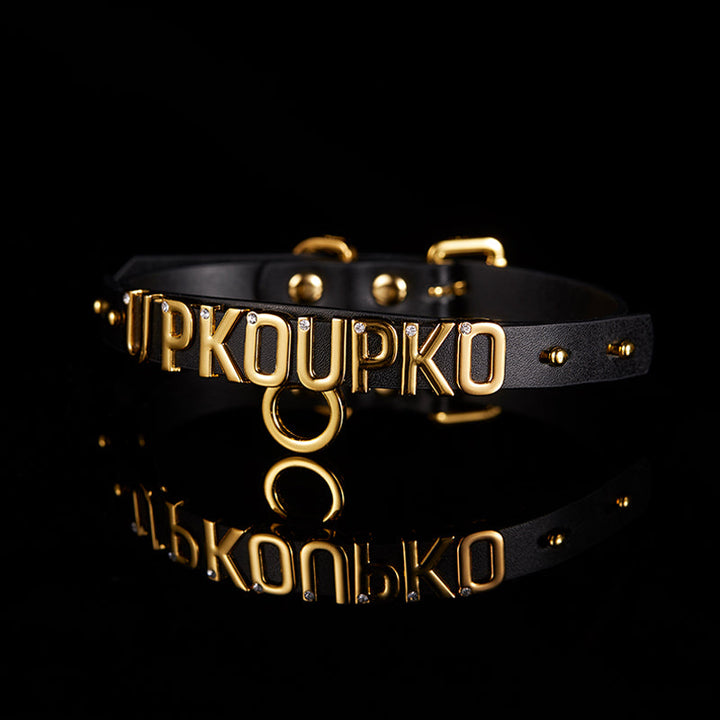 UPKO BDSM Leather Choker