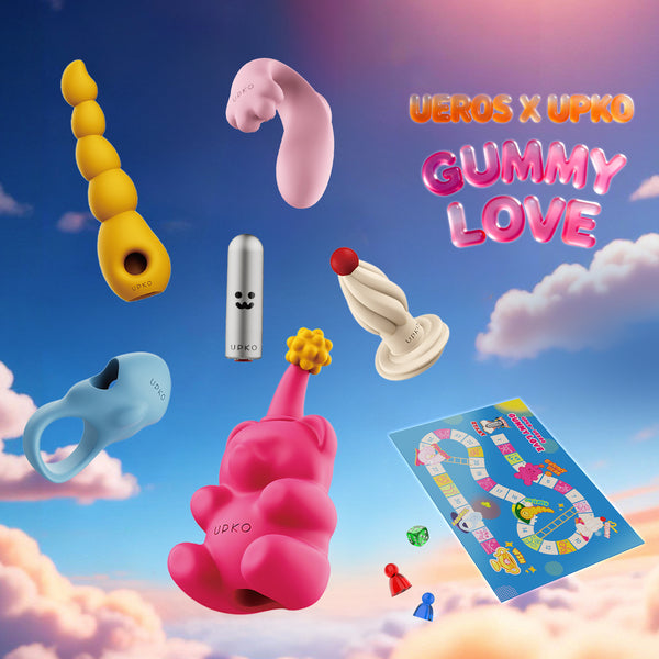 UPKO x UEROS Gummy Love Gift Set-Comes with Ludo Game | Perfect for Gifting