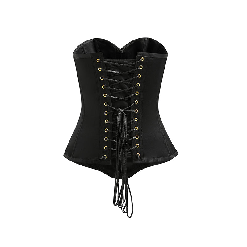UPKO Black Overbust Corset
