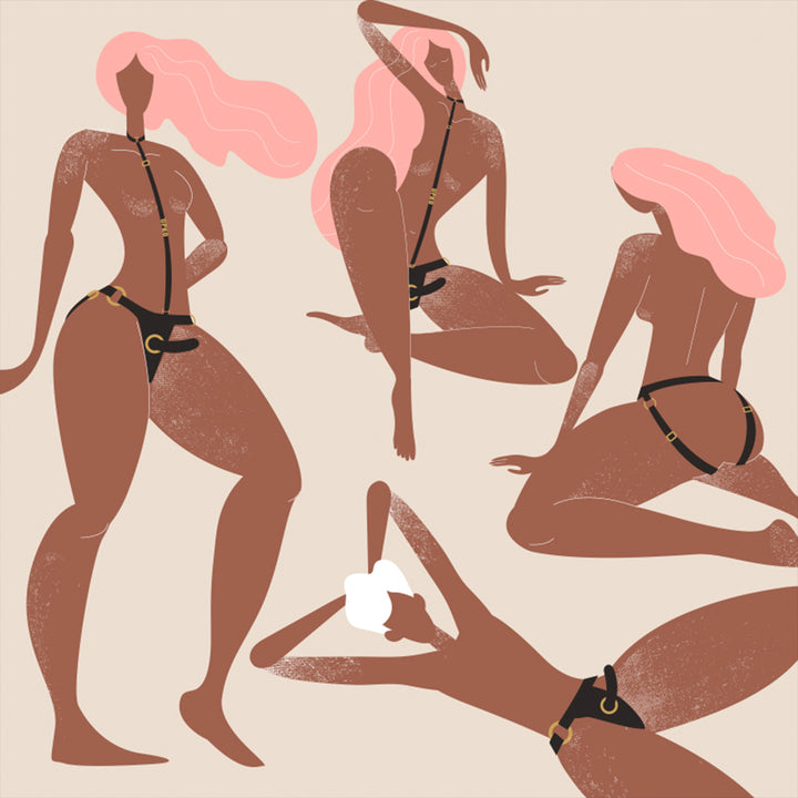UPKO Strap-on Dildo Harness Kit