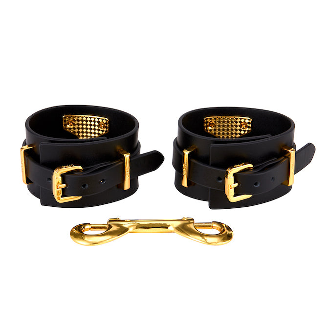 UPKO BDSM Leather Handcuffs/Ankle cuffs