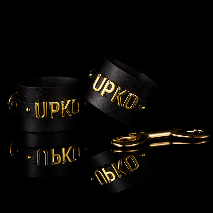 UPKO BDSM Leather Handcuffs