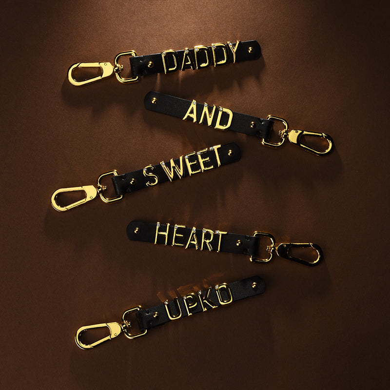 UPKO Your Name Leather Tag