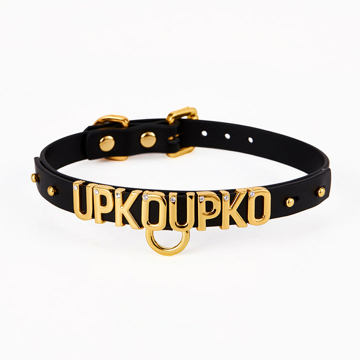 UPKO BDSM Leather Choker