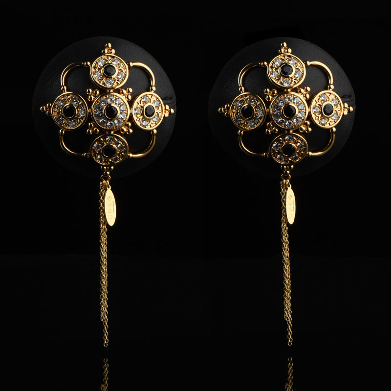 UPKO Luxury Baroque Leather Pasties